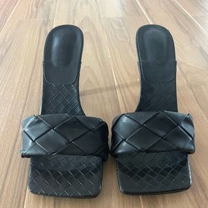 Cute black heels! I purchased them last summer, but I only wore them twice